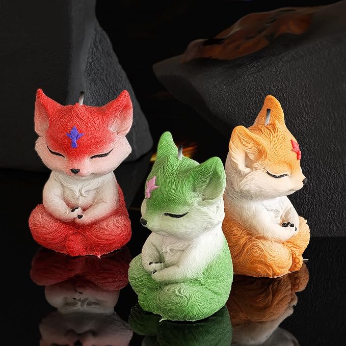Fox Candle Soap Mold Animal Resin Casting Mold - Image 6