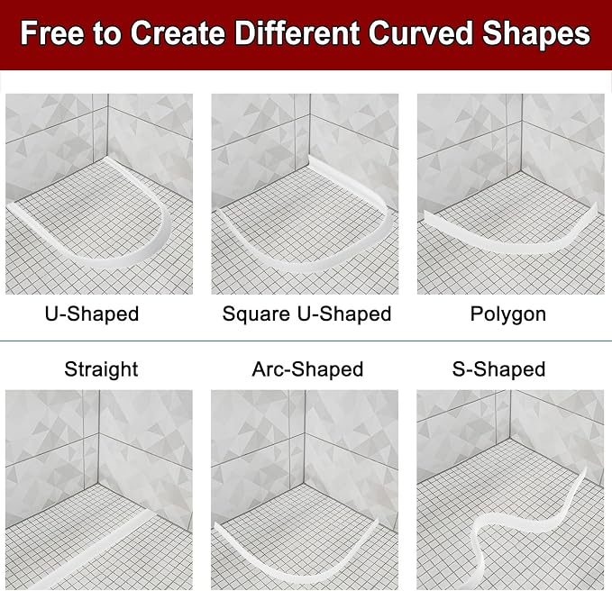 uxcell 197 Inch Flexible Quarter Round Molding Silicone Peel and Stick Trim - Image 5
