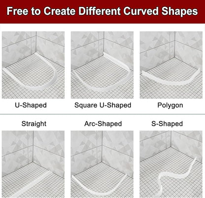 uxcell 236 Inch Flexible Quarter Round Molding Silicone Peel and Stick Trim - Image 5