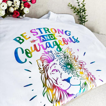 VINYL FROG Metallic Foil HTV Vinyl Roll 12" x12ft Rainbow Chrome Heat Transfer - Image 9