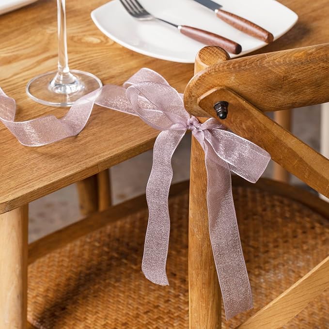 1 Inch Wide Sheer Chiffon Ribbon - Image 7