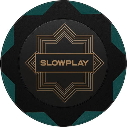 SLOWPLAY Nash Clay Poker Chips, 14 Grams Heavyweight Clay Composite, 40mm Large by SLOWPLAY