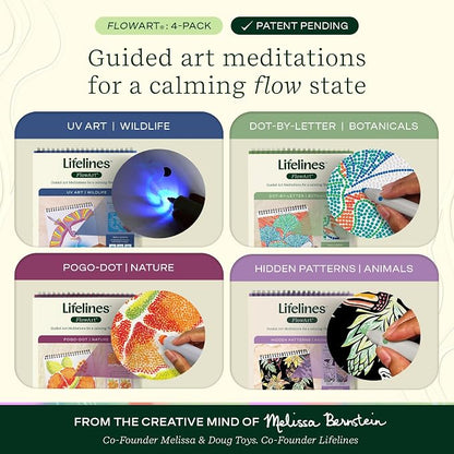Lifelines FlowArt Activity Pad, Dot-Art and More, Coloring Books - Image 2