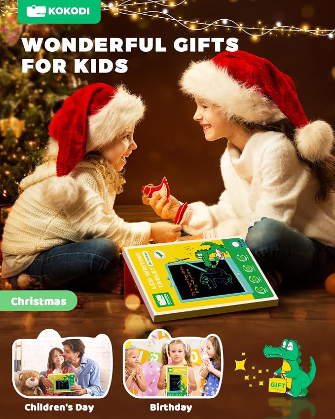 KOKODI LCD Writing Tablet, 10 Inch Colorful Doodle Board Drawing Tablet - Image 6