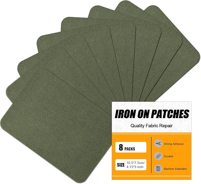 MOONSJONES Iron on Patches for Clothes Fabric Repair by MOONSJONES