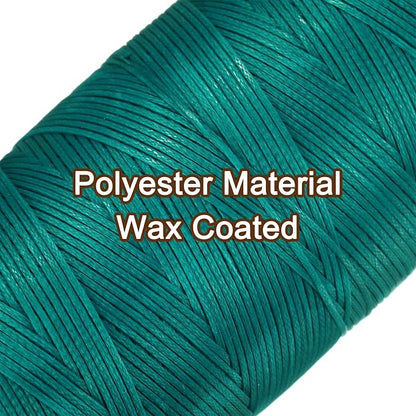 uxcell 150D 0.8mm Flat Waxed Thread 284 Yards Polyester Leather Sewing Waxed - Image 4