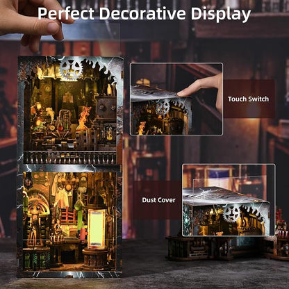 Book Nook Kit, Steampunk DIY Booknook Kits - Image 7