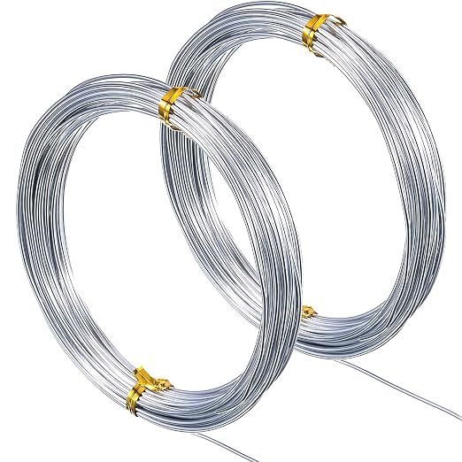 TecUnite Aluminum Craft Wire for Sculpting Armature Bendable Craft Wire for DIY by TecUnite