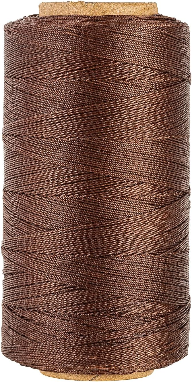 Thin Wax Polyester Thread, 547 Yards, 3 Ply Round Waxed Cord Strings by Wearecommittedtohelpingpeoplecreatebeautifuluniqueandpersonalizedhandcraftedcreations