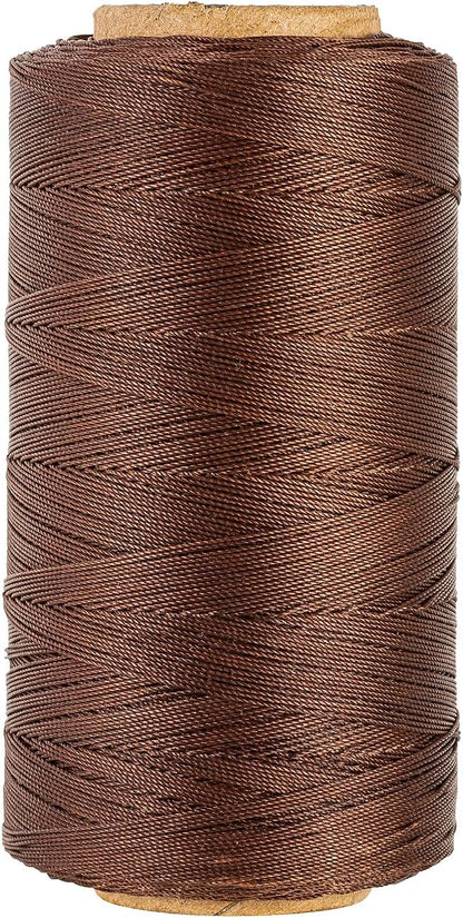 Thin Wax Polyester Thread, 547 Yards, 3 Ply Round Waxed Cord Strings by Wearecommittedtohelpingpeoplecreatebeautifuluniqueandpersonalizedhandcraftedcreations