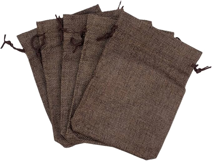 Palmhomee Pack of 25 Burlap Gift Bags - Image 4