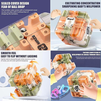 Large 3D Puzzle Maze Cube - Image 3