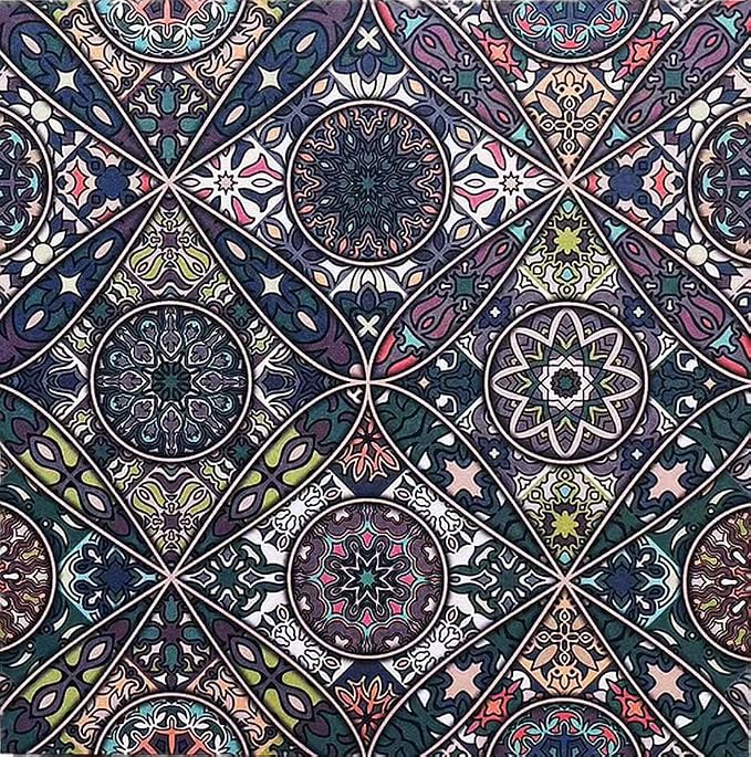 Groovy Boho Tribal Scrapbook Pad – 24 Bohemian Sheets - Image 7