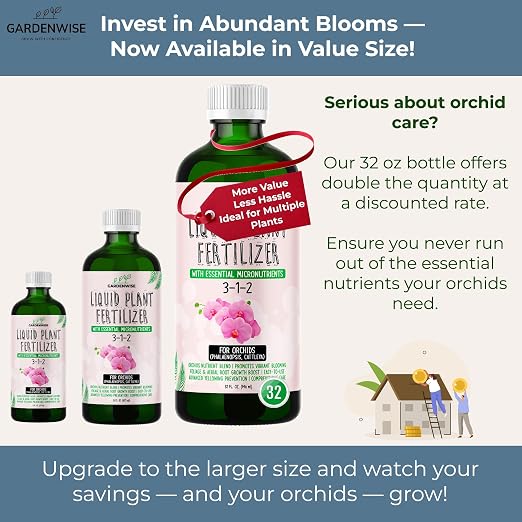 Liquid Orchid Fertilizer Concentrate 3-1-2 - Image 7