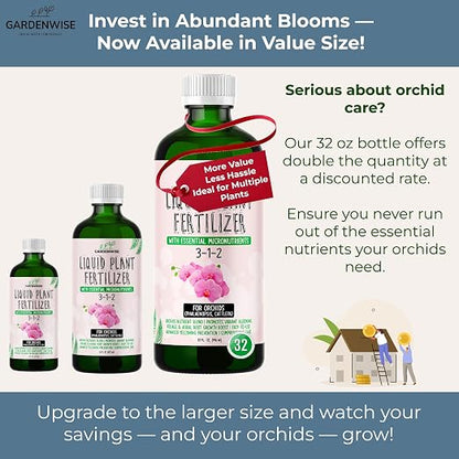Liquid Orchid Fertilizer Concentrate 3-1-2 - Image 7