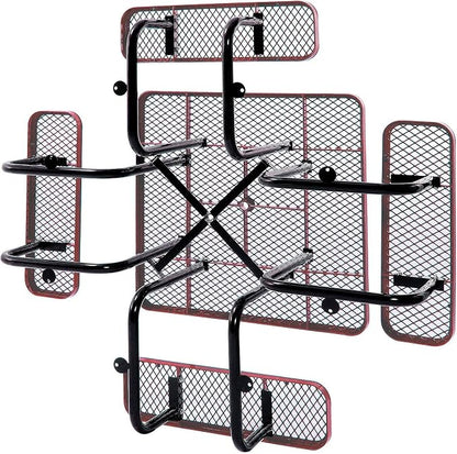 Global Industrial 46" Square Picnic Table, Expanded Metal, Attached Benches - Image 9