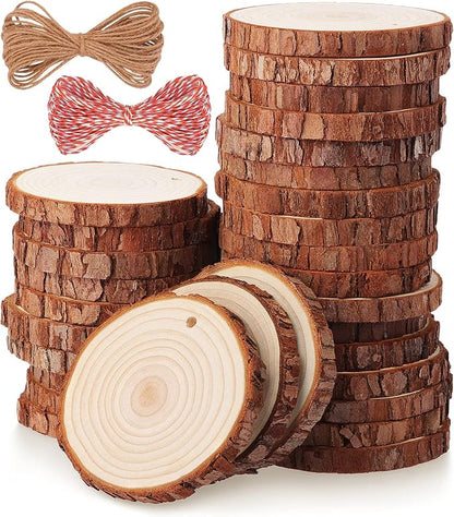 Fuyit Natural Wood Slices by Fuyit