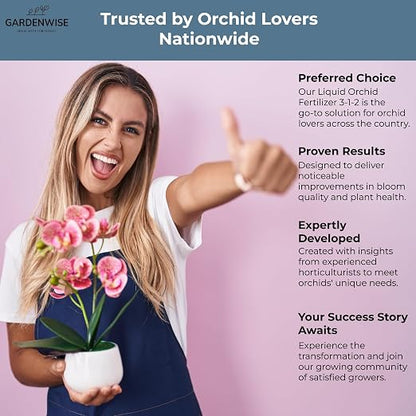 Liquid Orchid Fertilizer Concentrate 3-1-2 - Image 8
