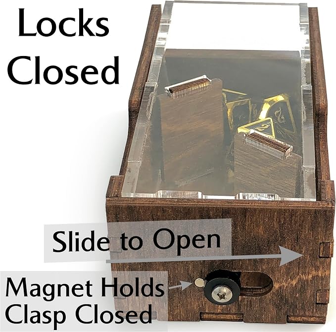 C4Labs Micro Travel Portable Dice Tower and Dice Vault | Fits Standard Seven - Image 3