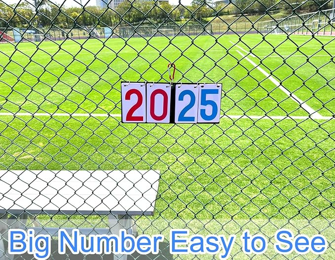 Purple River Portable Hanging Flip Scoreboard, Score Keeper - Image 6