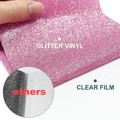 Glitter HTV Heat Transfer Vinyl Rolls- 10" x 8ft. Glitter HTV - Image 2