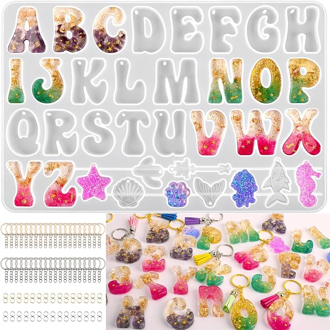 Actvty Alphabet Keychain Molds by Actvty