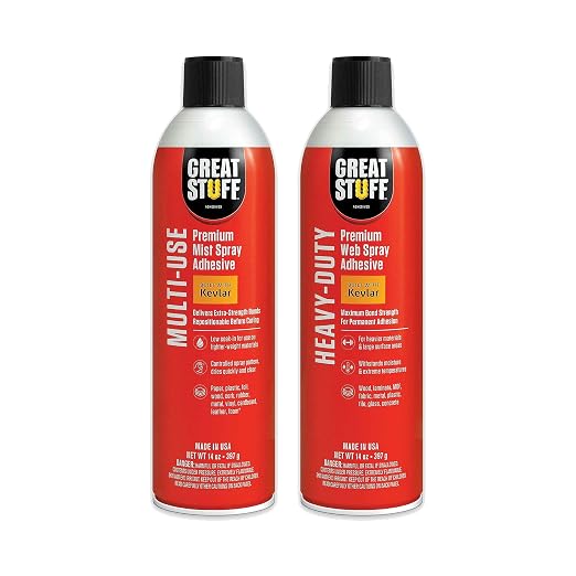 Great Stuff™ Heavy-Duty/Multi-Use Adhesive 2-Pack - 14 oz - Aerosol by GREATSTUFF