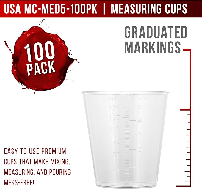 Pouring Masters 5 Oz Liquid Measuring Cups - Image 2