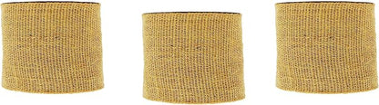 AAYU Natural Jute Burlap Ribbon Roll Brown 3 inch 90 feet 30 Yards, DIY Gift - Image 3