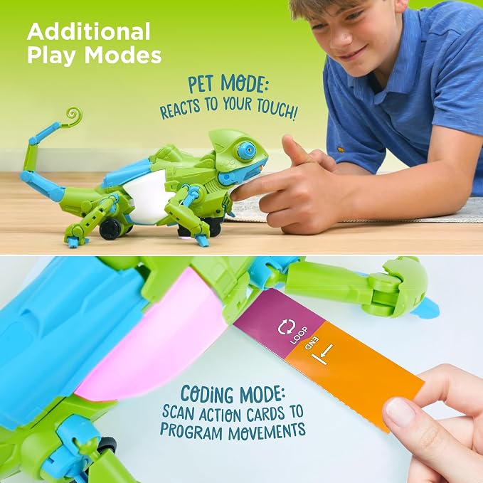 Thames & Kosmos My Robotic Pet: Coding Chameleon STEM Building & Experiment Kit - Image 4