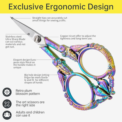 Small Embroidery Scissors with Cover -Cute and Comfortable handles with Sturdy - Image 7
