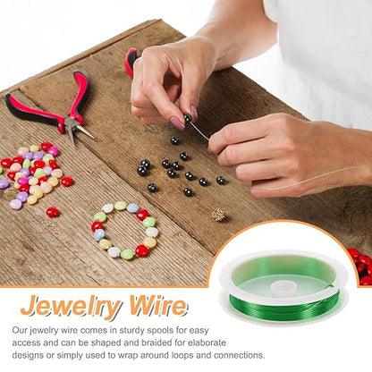 HARFINGTON 13ft Jewelry Wire, 22 Gauge Brass Craft Soft Metal Tarnish Resistant - Image 4