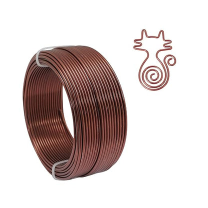 12 Gauge Aluminum Craft Wire, 2mm×30Yards Bendable Metal Craft Wire by ZhXu+Shuo