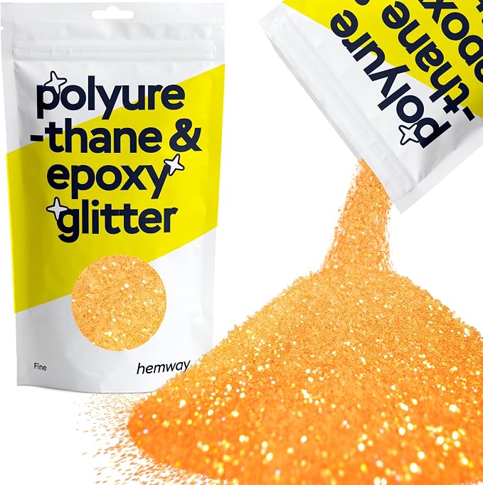 Hemway Polyurethane & Epoxy Resin Glitter 100g / 3.5oz Metallic Crystal Flake by Hemway