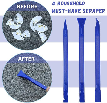 Minatee 18 Pieces Non-scratch Plastic Scraper Tool Multi-purpose Carbon Fiber - Image 4