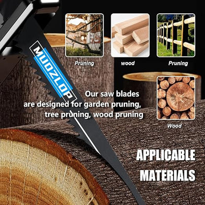 25 Park 12 inch Reciprocating Saw Blades Set, 5 TPI High Carbon Saw Blades - Image 6