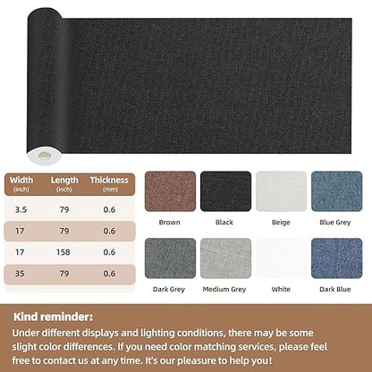 Fabric Repair Patch, 17X158 Inch Fabric Large Repair Tape, Self-Adhesive Patches - Image 2