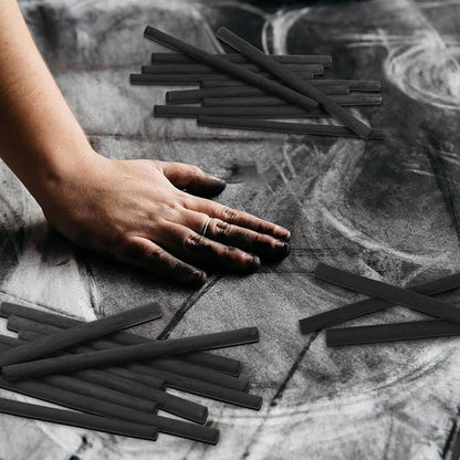 Gueevin 25 Pcs Willow Charcoal Sticks, Willow Charcoal, and Fine Art Christmas - Image 5