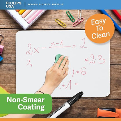 Dry Erase Board, Dry Erase Lap Boards, Small White Boards Dry Erase, 9” x 12” - Image 7