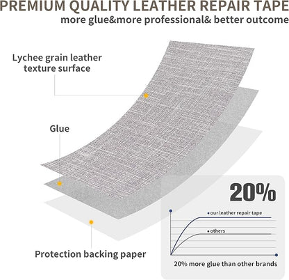 Fine Linen Fabric Patches, Self-Adhesive, 12x40 Inch, - Image 2