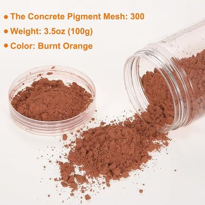 HARFINGTON Iron Oxide Powder Concrete Pigment 300 Mesh 3.5oz Iron Oxide Grout - Image 2
