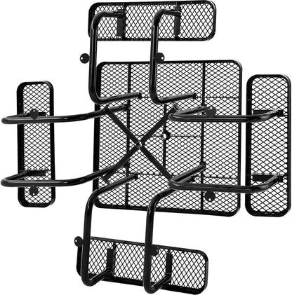 Global Industrial 46" Square Picnic Table, Expanded Metal, Attached Benches - Image 8