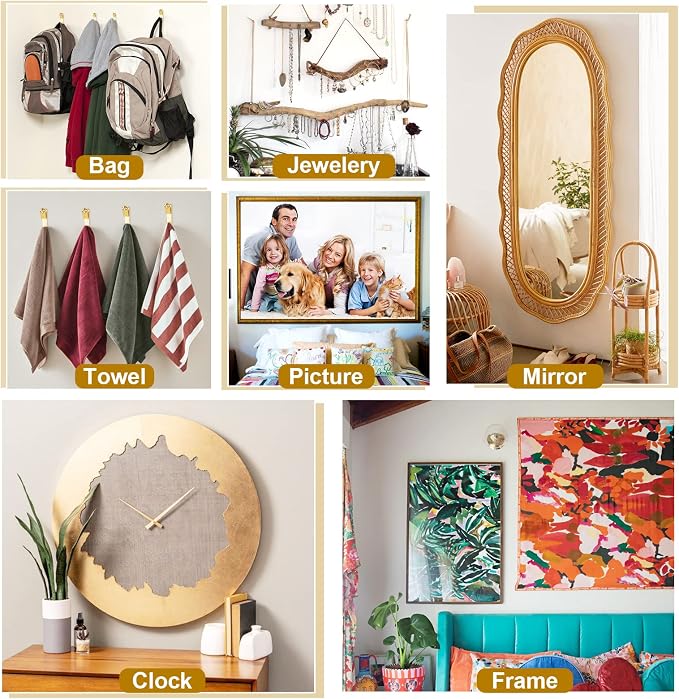 372 PCS Picture Hanging Kit, Christmas Decorations Indoor Outside Picture - Image 7
