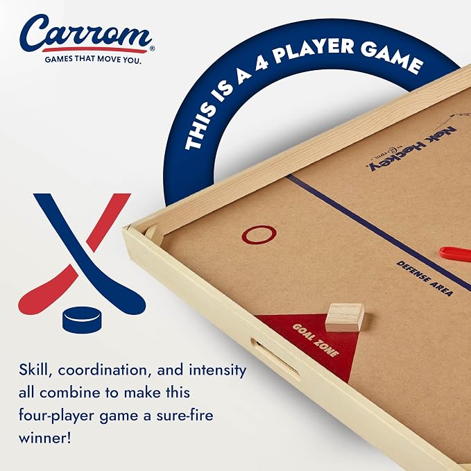 Carrom Champion Nok Hockey Game — Wooden Board Games - Image 7