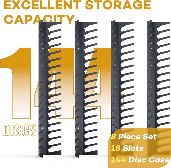 Funturbo Video Game Storage Wall Mount Game Case Holder, Metal Wall Mounted - Image 2