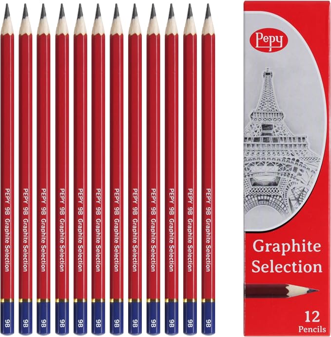 Pepy Graphite Professional Drawing Pencils by Pepy