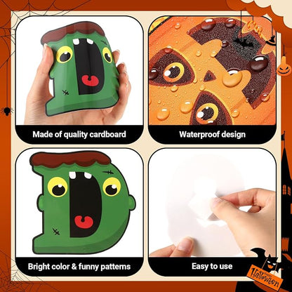 Faccito 176 Pcs Halloween Bulletin Board Decorations Letters Numbers Alphabet - Image 3