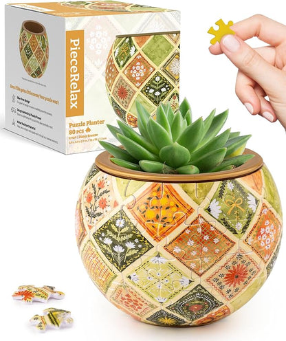 PieceRelax 3D Puzzle Planter 80 Pieces by PieceRelax