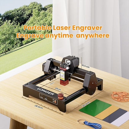 LONGER Ray5 mini Laser Engraver, 12000mm/min High-Speed Cutter - Image 2