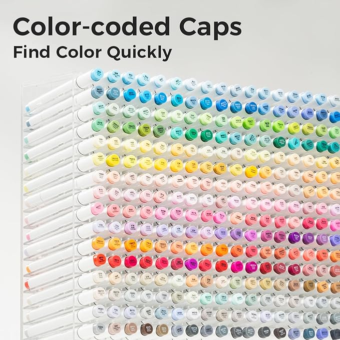Ohuhu Alcohol Markers Brush Tip - Image 4